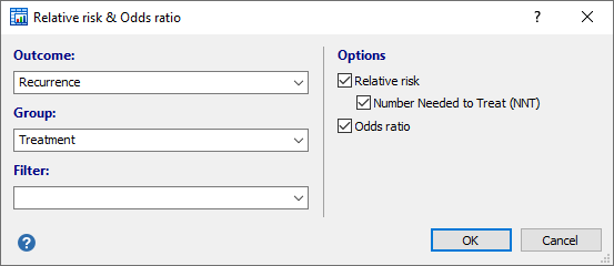 Relative Risk Odds Ratio Relative Risk Odds Ratio